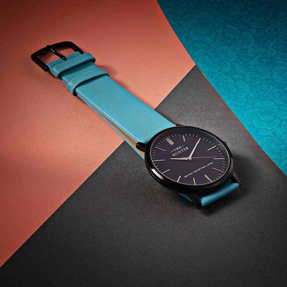 Azure Elegance: The Hunter's Minimalist Timepiece H1047watch